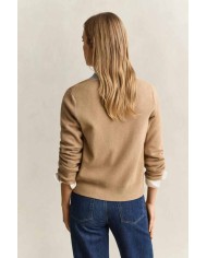 GANT CARDIGAN IN MAGLIA MISTO LANA E CASHMERE