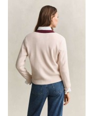 GANT CARDIGAN IN MAGLIA MISTO LANA E CASHMERE