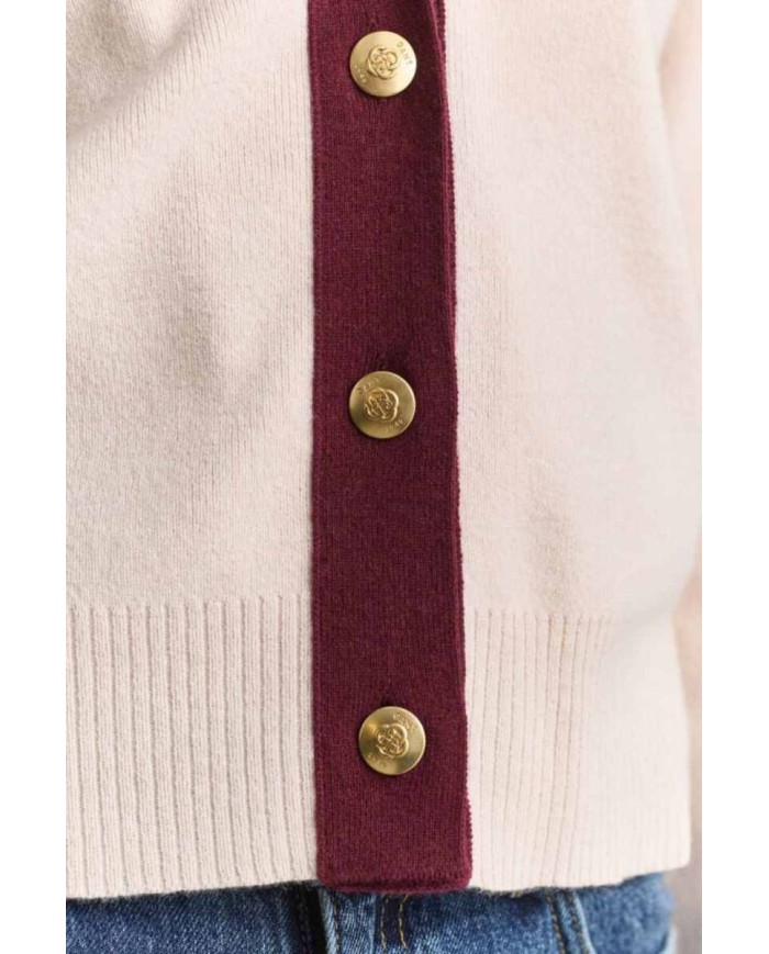 GANT CARDIGAN IN MAGLIA MISTO LANA E CASHMERE