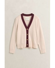 GANT CARDIGAN IN MAGLIA MISTO LANA E CASHMERE
