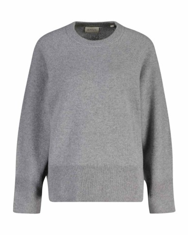 GANT MAGLIA GIROCOLLO IN LANA E CASHMERE