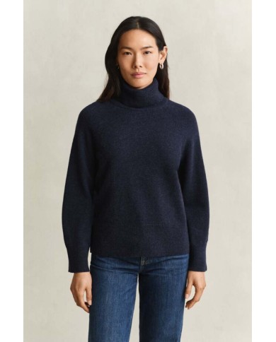 GANT MAGLIA A COLLO ALTO IN LANA E CASHMERE