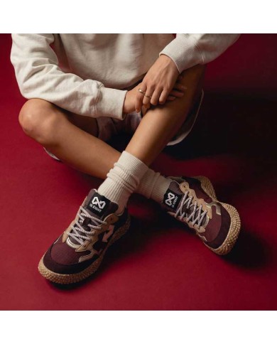 ID.EIGHT SNEAKERS DONNA HANA MERLOT