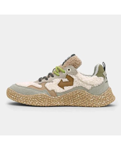 ID.EIGHT SNEAKERS DONNA HANA TEDDY CREAM