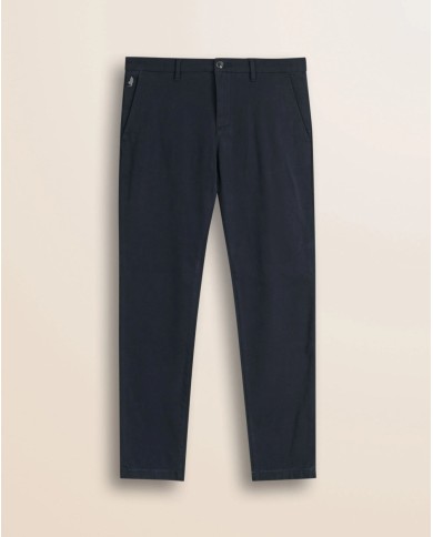 MCS PANTALONE CHINO IN COTONE DOBBY SLIM FIT