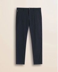 MCS PANTALONE CHINO IN COTONE DOBBY SLIM FIT