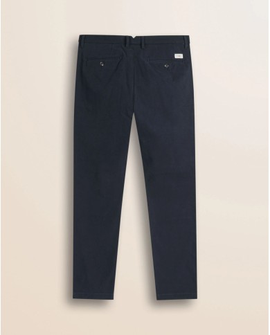 MCS PANTALONE CHINO IN COTONE DOBBY SLIM FIT