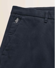 MCS PANTALONE CHINO IN COTONE DOBBY SLIM FIT