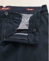 MCS PANTALONE CHINO IN COTONE DOBBY SLIM FIT