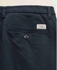 MCS PANTALONE CHINO IN COTONE DOBBY SLIM FIT