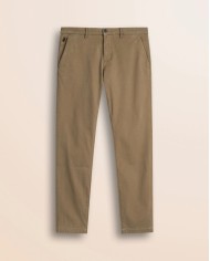 MCS PANTALONE CHINO IN COTONE DOBBY SLIM FIT