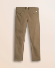 MCS PANTALONE CHINO IN COTONE DOBBY SLIM FIT