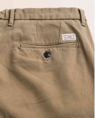 MCS PANTALONE CHINO IN COTONE DOBBY SLIM FIT