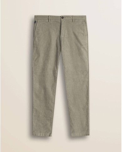 MCS PANTALONE CHINO IN VELLUTO 1000 RIGHE SLIM FIT