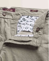 MCS PANTALONE CHINO IN VELLUTO 1000 RIGHE SLIM FIT