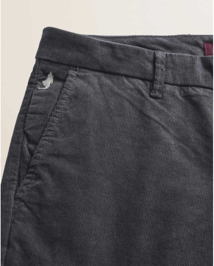 MCS PANTALONE CHINO IN VELLUTO 1000 RIGHE SLIM FIT