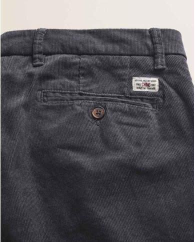 MCS PANTALONE CHINO IN VELLUTO 1000 RIGHE SLIM FIT