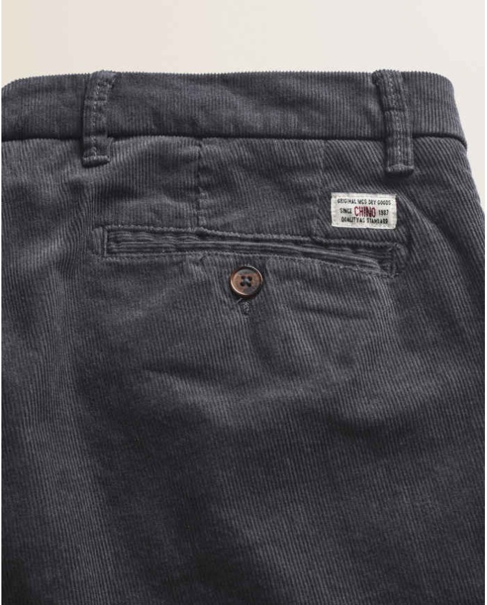 MCS PANTALONE CHINO IN VELLUTO 1000 RIGHE SLIM FIT