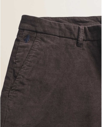 MCS PANTALONE CHINO IN VELLUTO 1000 RIGHE SLIM FIT
