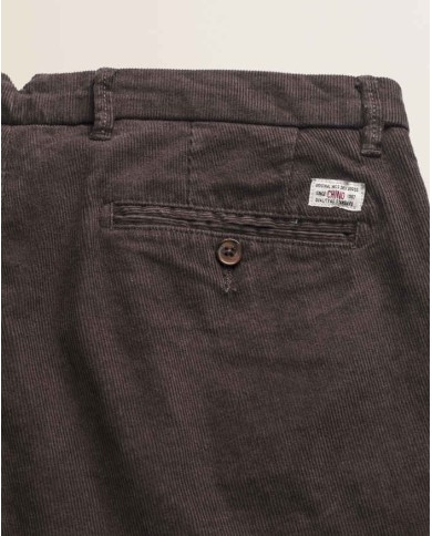 MCS PANTALONE CHINO IN VELLUTO 1000 RIGHE SLIM FIT