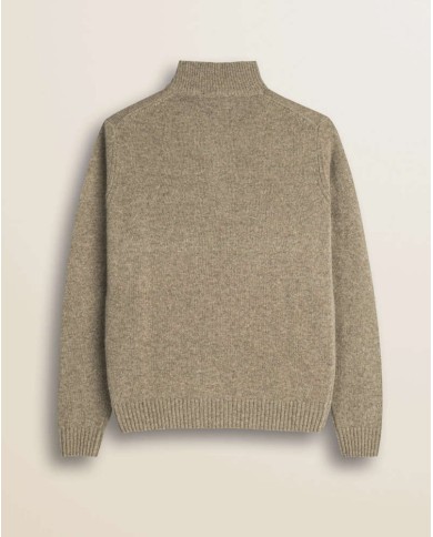 MCS MAGLIONE MEZZA ZIP IN LAMBSWOOL