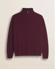 MCS MAGLIONE MEZZA ZIP IN LAMBSWOOL