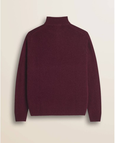 MCS MAGLIONE MEZZA ZIP IN LAMBSWOOL