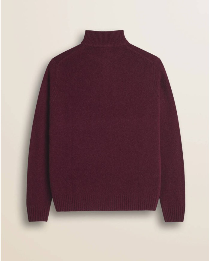 MCS MAGLIONE MEZZA ZIP IN LAMBSWOOL