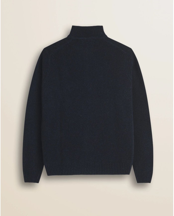 MCS MAGLIONE MEZZA ZIP IN LAMBSWOOL