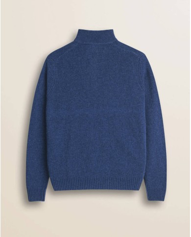 MCS MAGLIONE MEZZA ZIP IN LAMBSWOOL