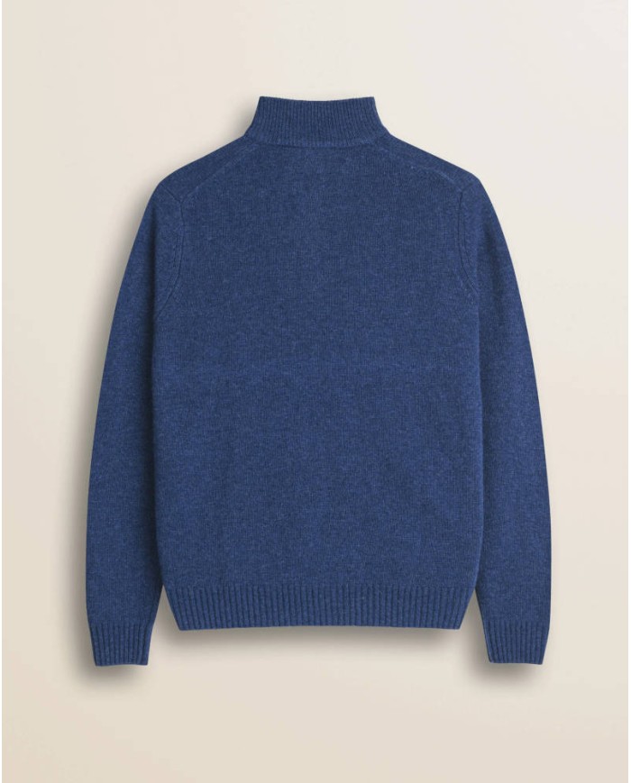 MCS MAGLIONE MEZZA ZIP IN LAMBSWOOL