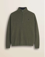 MCS MAGLIONE MEZZA ZIP IN LAMBSWOOL