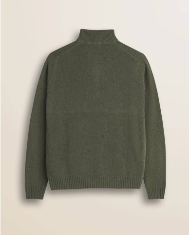 MCS MAGLIONE MEZZA ZIP IN LAMBSWOOL