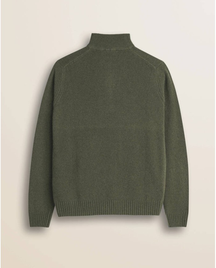 MCS MAGLIONE MEZZA ZIP IN LAMBSWOOL