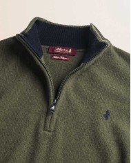 MCS MAGLIONE MEZZA ZIP IN LAMBSWOOL