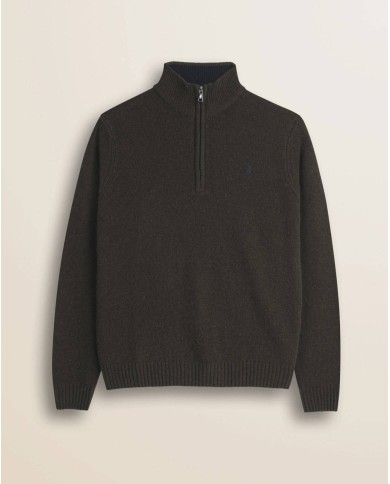 MCS MAGLIONE MEZZA ZIP IN LAMBSWOOL