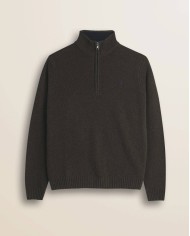 MCS MAGLIONE MEZZA ZIP IN LAMBSWOOL