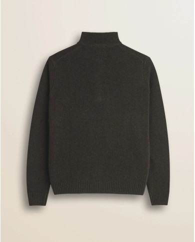 MCS MAGLIONE MEZZA ZIP IN LAMBSWOOL