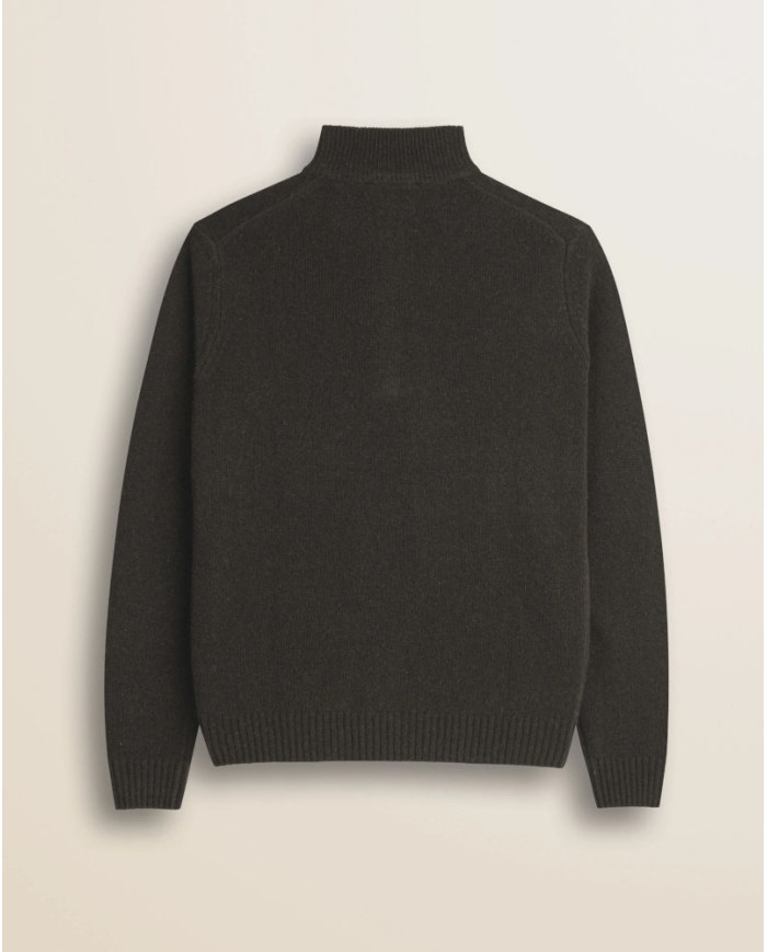 MCS MAGLIONE MEZZA ZIP IN LAMBSWOOL