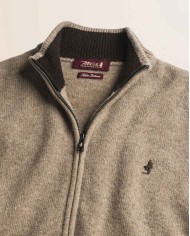 MCS MAGLIONE FULL ZIP IN LAMBSWOOL