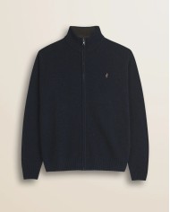 MCS MAGLIONE FULL ZIP IN LAMBSWOOL