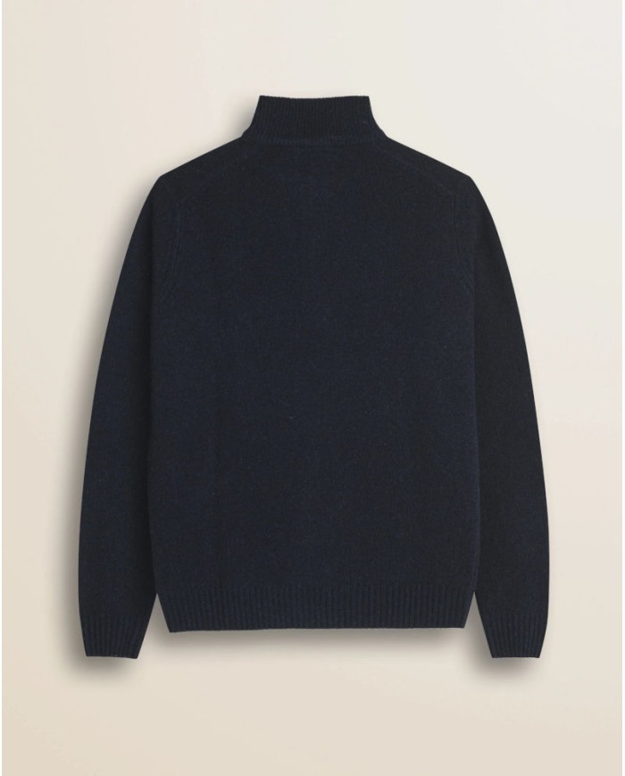 MCS MAGLIONE FULL ZIP IN LAMBSWOOL