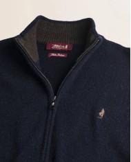 MCS MAGLIONE FULL ZIP IN LAMBSWOOL