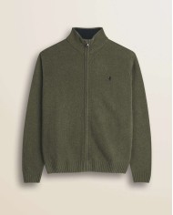 MCS MAGLIONE FULL ZIP IN LAMBSWOOL