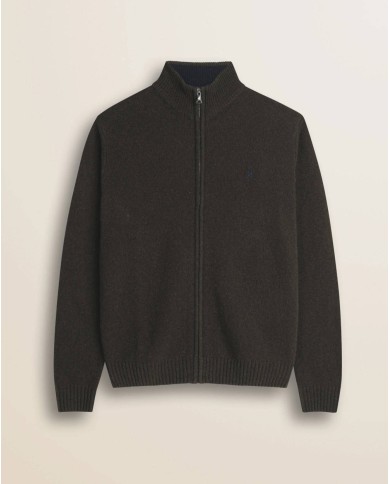 MCS MAGLIONE FULL ZIP IN LAMBSWOOL