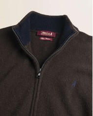 MCS MAGLIONE FULL ZIP IN LAMBSWOOL