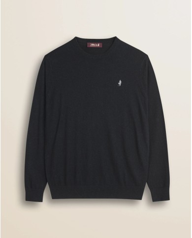 MCS MAGLIA GIROCOLLO IN COTONE E LANA