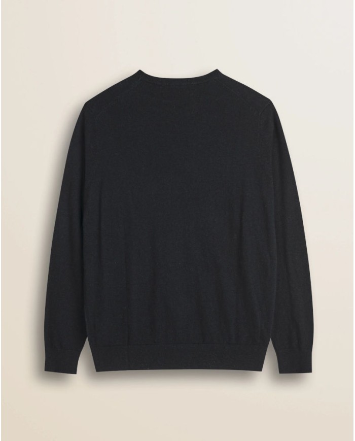 MCS MAGLIA GIROCOLLO IN COTONE E LANA