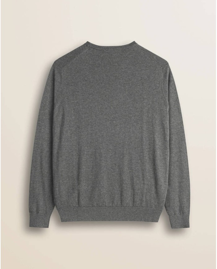 MCS MAGLIA GIROCOLLO IN COTONE E LANA