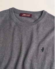 MCS MAGLIA GIROCOLLO IN COTONE E LANA